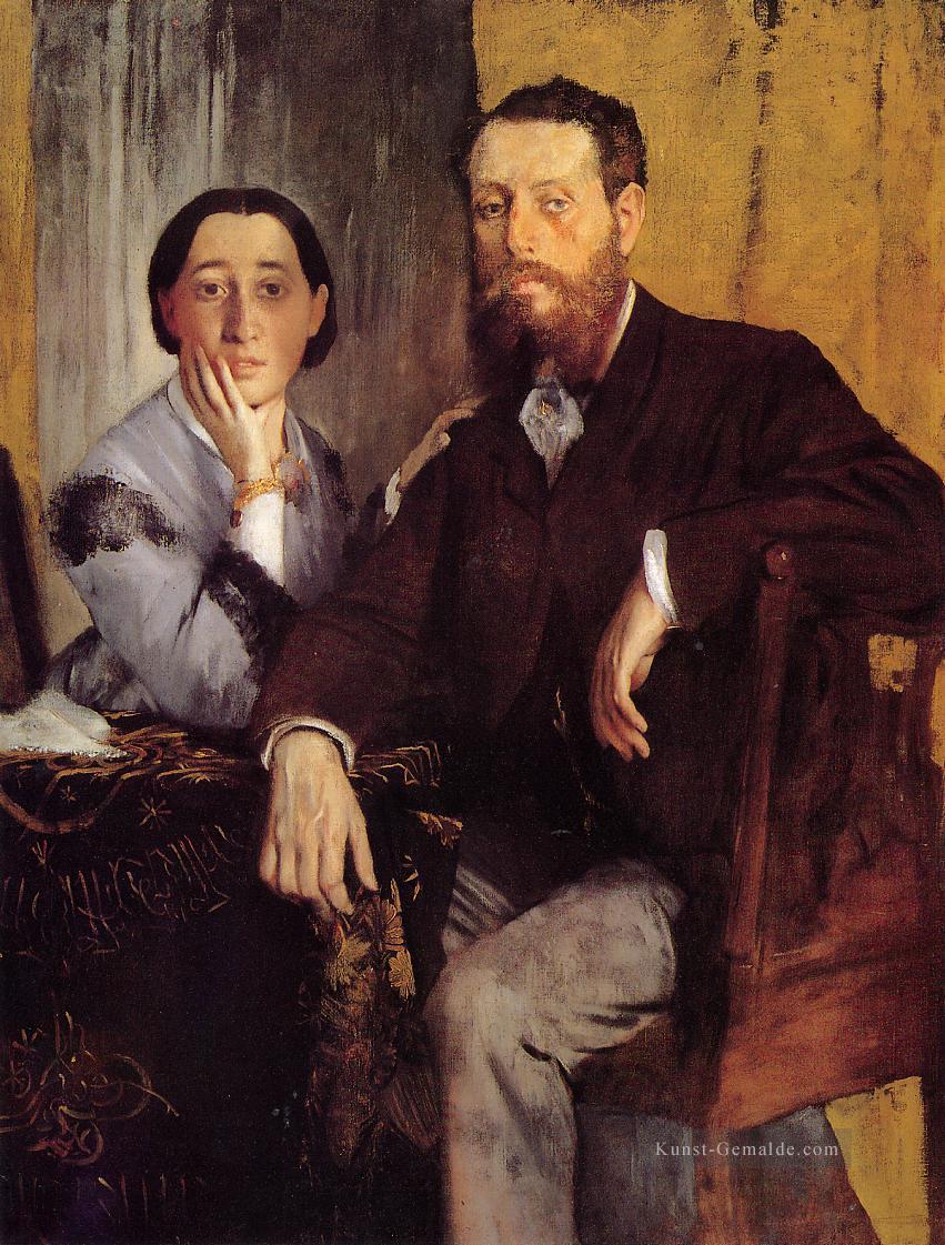 Edmond und Therese Morbilli Edgar Degas Ölgemälde
